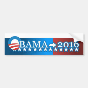 Obama -> 2016 Bumper Sticker