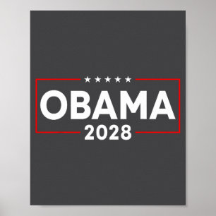 Obama 2028 3rd Term Let's Fix This, Obama For Poster