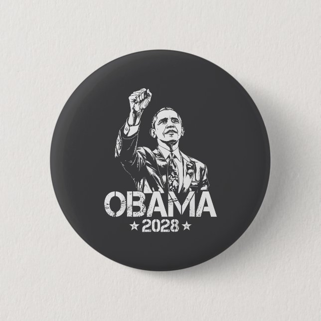 Obama 2028 Let's Fix This Obama 48th President 2 Inch Round Button (Front)