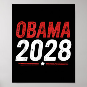 Obama 2028 Obama For President 2028 Obama Vintage Poster