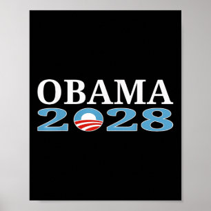 Obama 2028 Shirt Obama For President 2028 Poster