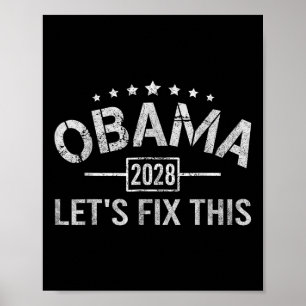 Obama 2028 Shirt Vote Obama For President 2028 _7 Poster