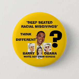 OBAMA ? 2 INCH ROUND BUTTON