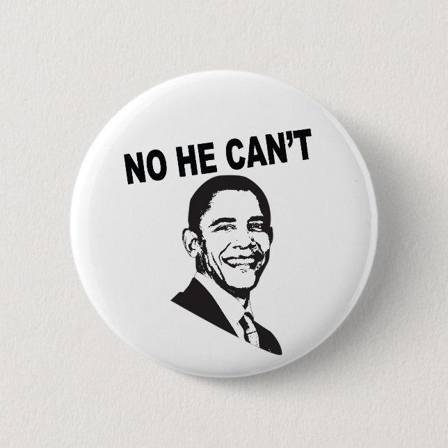 obama 2 inch round button (Front)