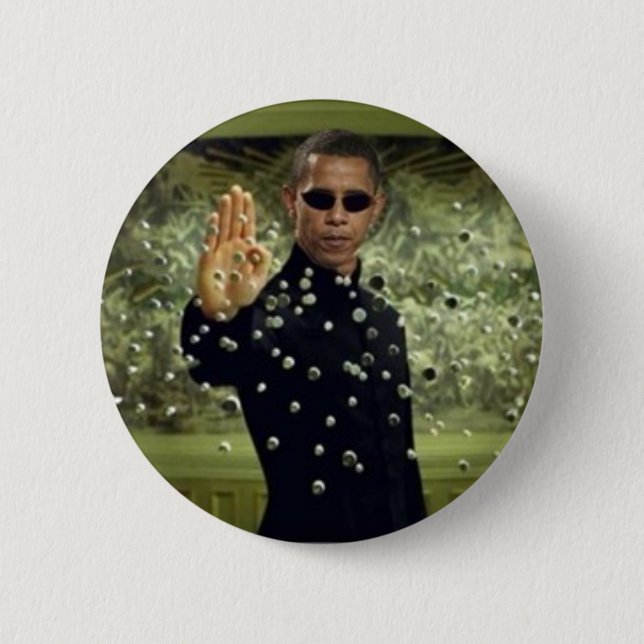 Obama 2 Inch Round Button (Front)