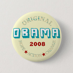 OBAMA 2 INCH ROUND BUTTON