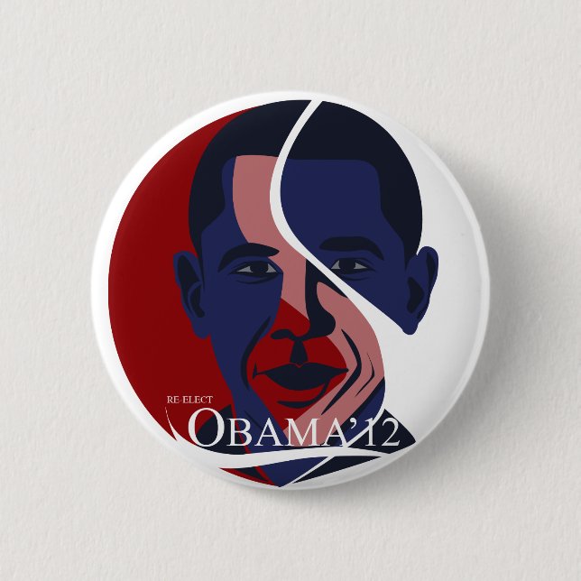 Obama 2 Inch Round Button (Front)