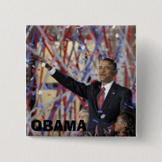 OBAMA 2 INCH SQUARE BUTTON