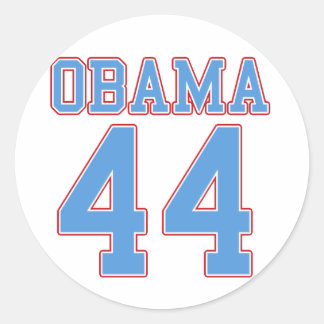 Obama - 44 classic round sticker