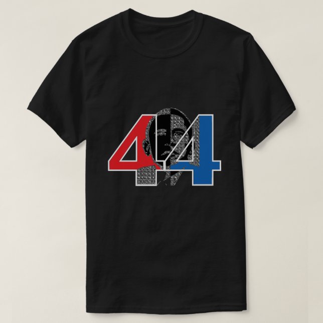 Obama 44th President T-Shirt (Design Front)