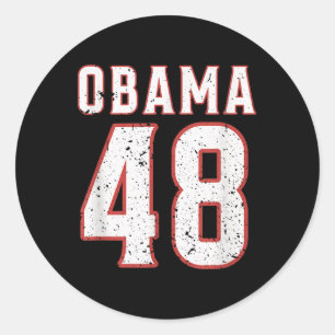 Obama 48 Th President Usa America 2028 Classic Round Sticker