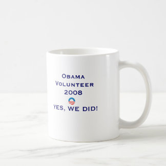 obama_4color vers 2, JustOneInAMil... - Customized Coffee Mug