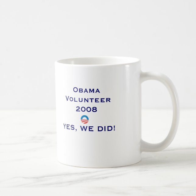 obama_4color vers 2, JustOneInAMil... - Customized Coffee Mug (Right)