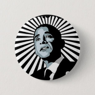 obama 5 2 inch round button