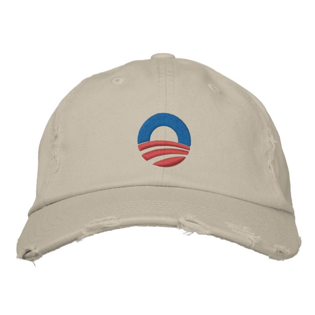 Obama a brodé le logo du Casquette de baseball (Devant)