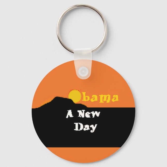 Obama A New Day Keychain (Front)