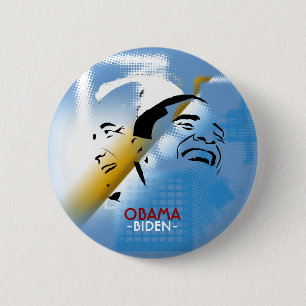 Obama and Biden 2 Inch Round Button