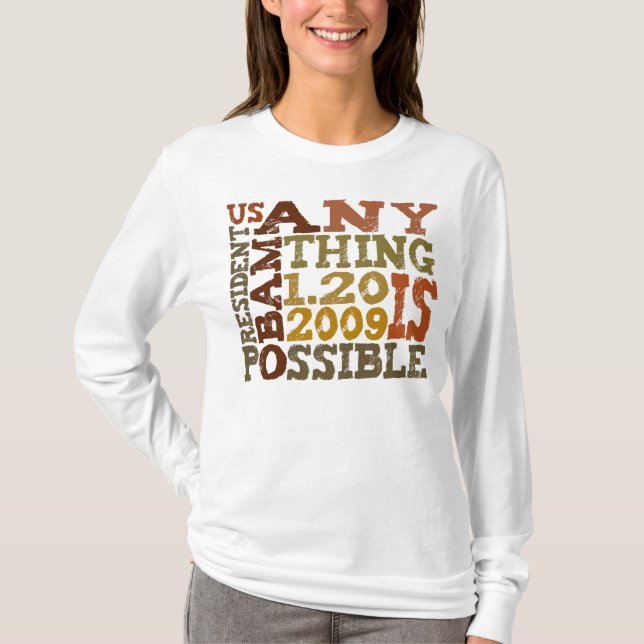 OBAMA Anything is Possible - t-shirt (Front)