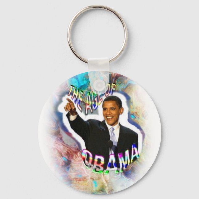 Obama Aquarius Key Chain (Front)