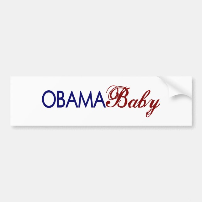 Obama Baby Bumper Sticker (Front)