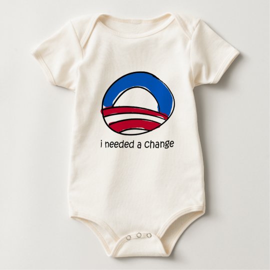 Obama Baby I Needed a Change Baby Bodysuit