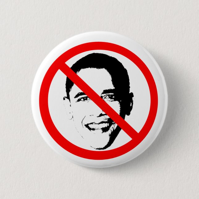 Obama Barack No 2 Inch Round Button (Front)