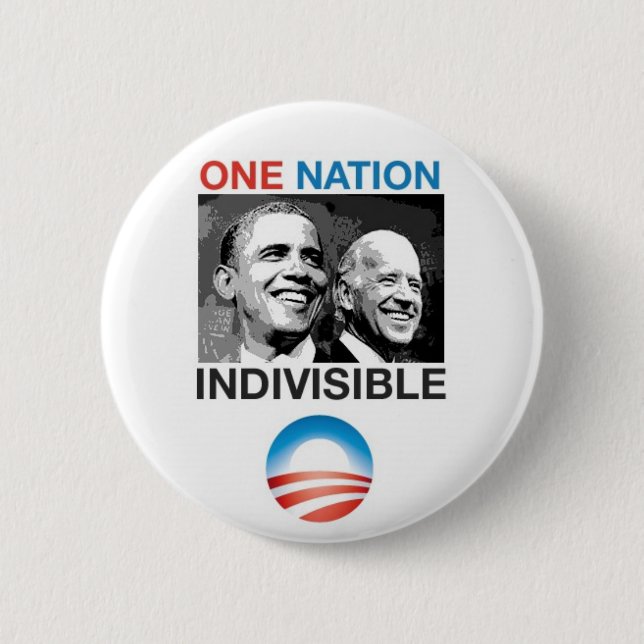 Obama Biden '08 2 Inch Round Button (Front)
