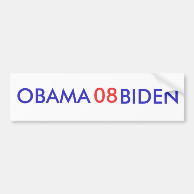 Obama-Biden 08 Bumper Sticker (Front)