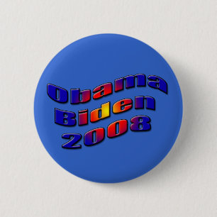 obama biden 2008 2 inch round button