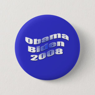 obama biden 2008 2 inch round button