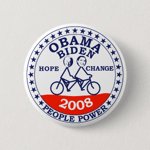 Obama Biden 2008 2 Inch Round Button
