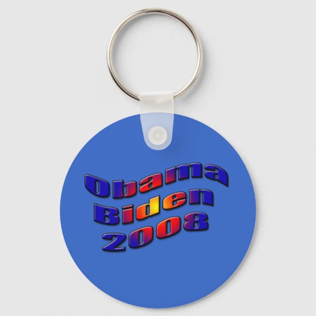 obama biden 2008 keychain (Front)