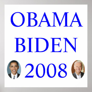 OBAMA BIDEN 2008 POSTER