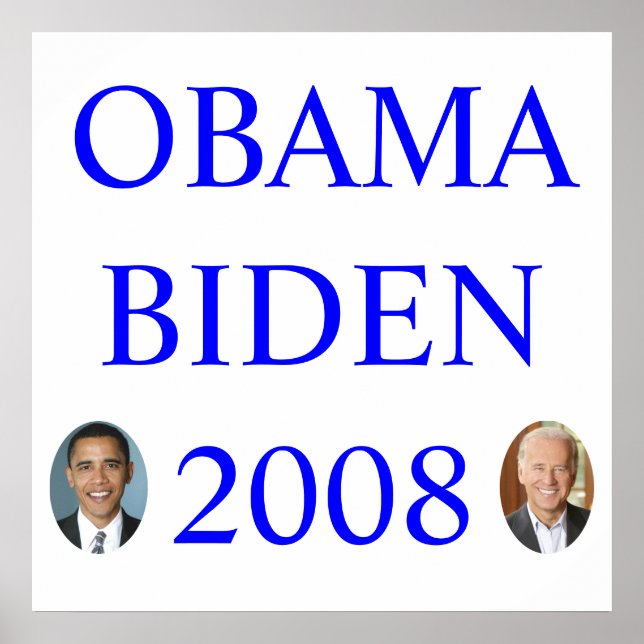 OBAMA BIDEN 2008 POSTER (Front)