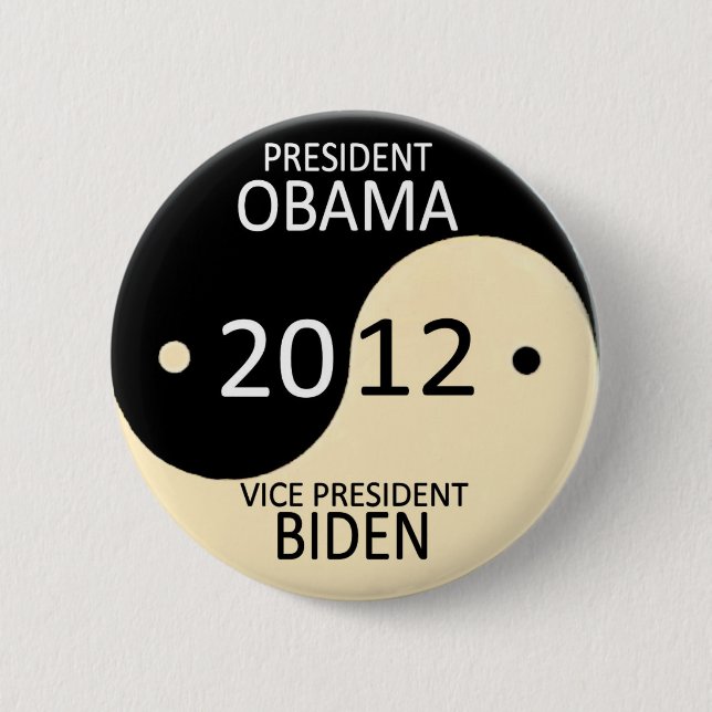 Obama/Biden 2012 2 Inch Round Button (Front)