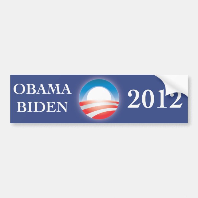 Obama & Biden  2012 bumper sticker (Front)