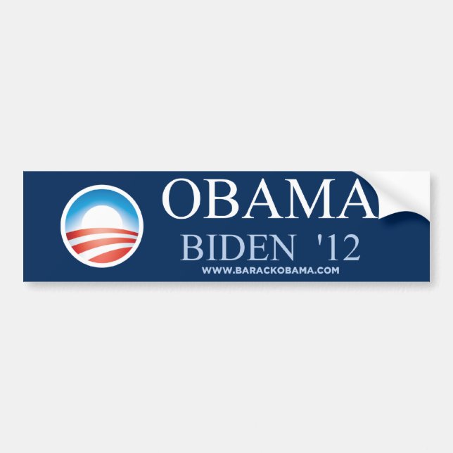 Obama Biden 2012 Bumper Sticker (Front)