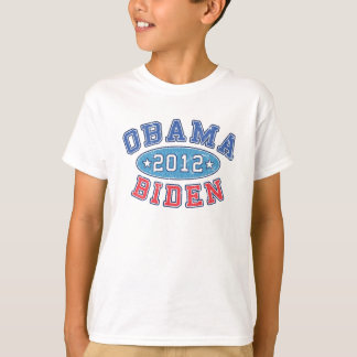 Obama & Biden 2012 Collegiate Election Kids Tee
