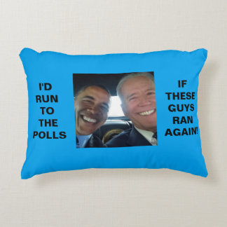 Obama-Biden 2016 - Coussin à accents de 12 po x 16