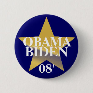 Obama Biden 2 Inch Round Button