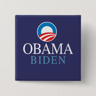 Obama Biden 2 Inch Square Button
