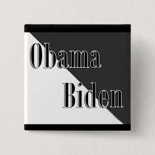 Obama Biden 2 Inch Square Button