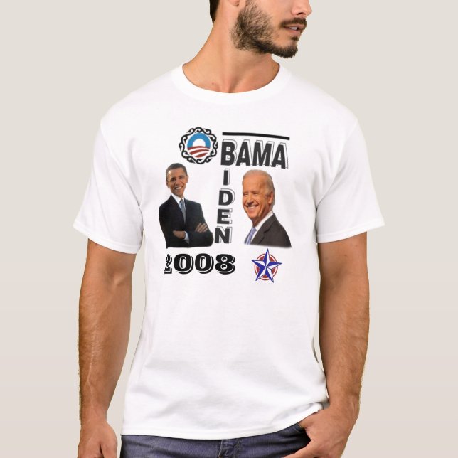 Obama Biden Campaign Men's Shirt (Front)