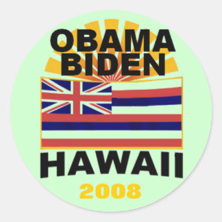 Obama Biden HAWAII Sticker