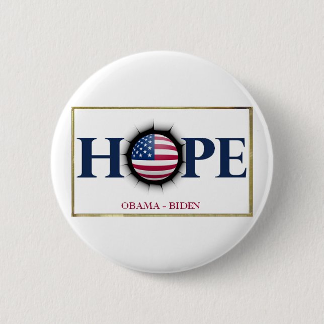 Obama Biden HOPE Button (Front)