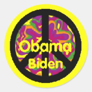 Obama Biden Peace Sticker
