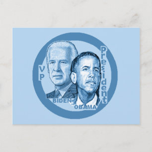 Obama Biden Postcard