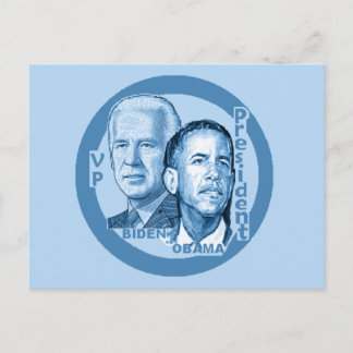 Obama Biden Postcard