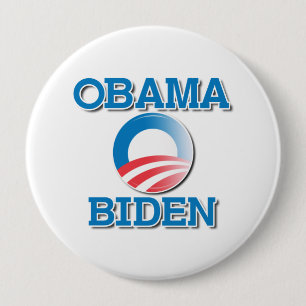 OBAMA BIDEN TWO NAMES -.png 4 Inch Round Button