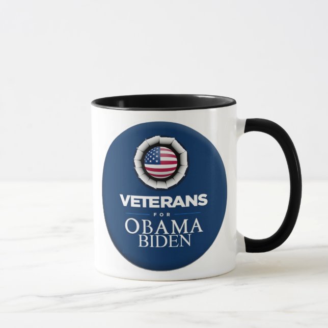 Obama Biden VETERANS Mug (Right)